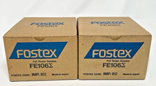 Coppia di altoparlanti Fostex FE106Σ Sigma gamma completa 10 cm Giappone audio vintage