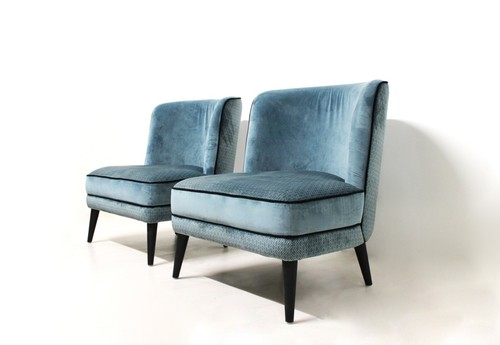 Coppia poltroncine stile - -,