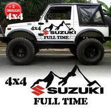 Adesivi Stiker fuoristrada Suzuki Samurai Santana Off Road Montagne Omaggio 4x4 