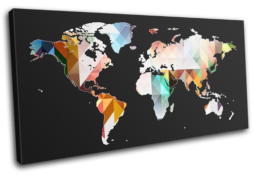 World map geometric - world,