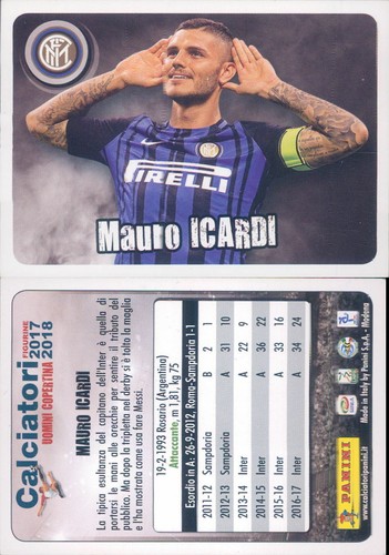 Card figurina panini - card,