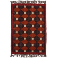 Tappeto Kilim lana fatto a