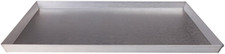 Pentole Agnelli Lamiera Alluminata Teglia Rettangolare, Argento, 40 X 30 Cm