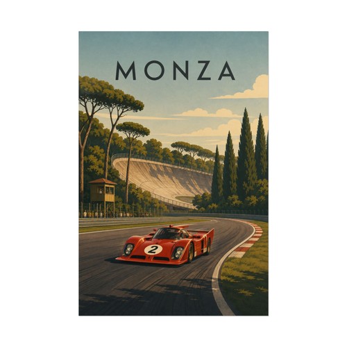 Poster monza racing stampa - poster,
