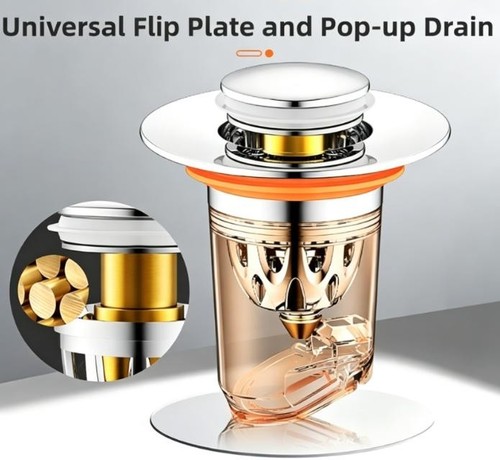 Tappo lavabo push - , up