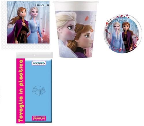 Kit coordinato frozen festa - coordinato,