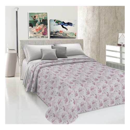 Copriletto estivo fiori rose - copriletto,
