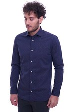 BLUE AND RED POLKA DOT SLIM