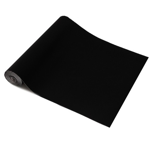 Fix velour black 45cm - black, 1m