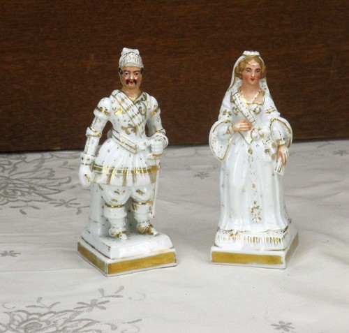 Splendide statuine porcellana