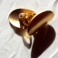 Pezzi gemelli ovali rosso - 2,