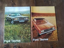 2 brochure cataloghi Ford Taunus 1974 circa