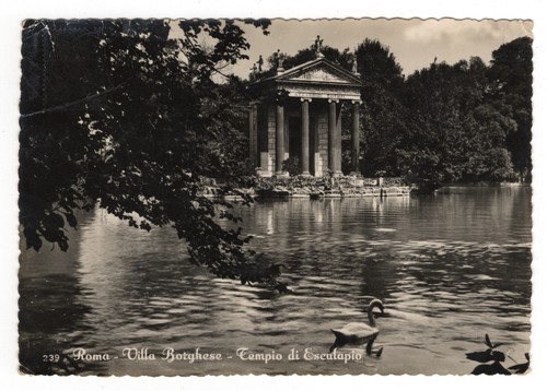 Roma villa borghese - borghese, tempio