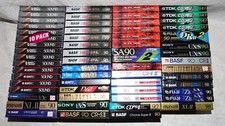 Selezione - Music Audio Tape Cassette Confezione Originale Nuovo TDK Maxell BASF Sony Fuji