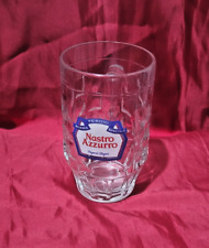 Boccale Vetro Vintage Birra Nastro Azzurro Birra Peroni