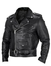 Giacca pelle classica - pelle,