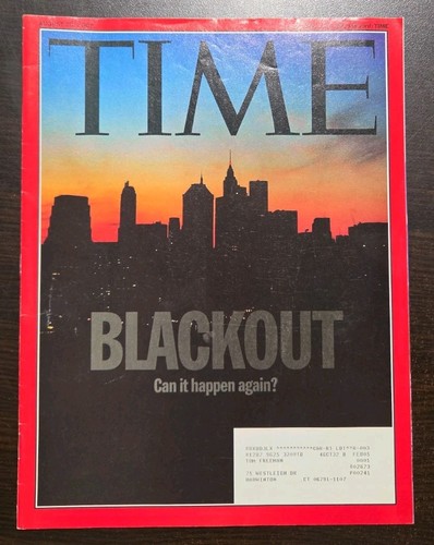 Time magazine august - time, 2003