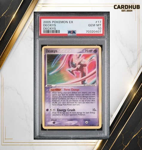 Carta pokemon deoxys - deoxys, 17/107