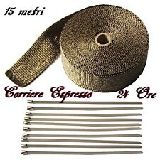 15 mt di benda termica fibra di titanio auto moto bende termiche marmitta