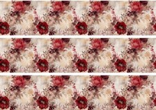 Fiori rose commestibili nastro