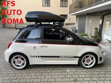 BOX AUTO G3 HELIOS 320 NERO + BARRE PORTATUTTO PER FIAT 500 ABARTH ANNO 2009