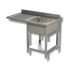 Lavello 120x60x85 acciaio inox