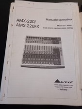 ISTRUZIONI / MANUALE ALTO AMX-220 / 220FX MIXER