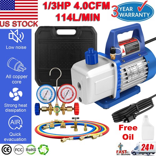 4cfm 3hp air vacuum pump - 4cfm, 1/3hp