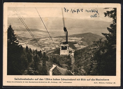 Funivia sul schauinsland - funivia,