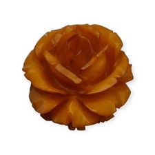 Spilla rotonda vintage rosa