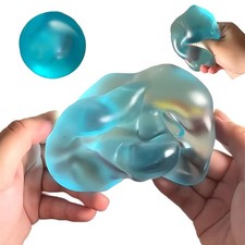 Blue Squishy Stress Ball Slow
