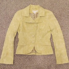 Blazer donna jacquard giallo