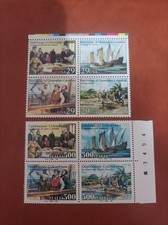 ITALIA - USA **  1992 EMISSIONE CONGIUNTA 1° VIAGGIO CRISTOFORO COLOMBO