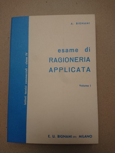 Esame ragioneria applicata - esame,