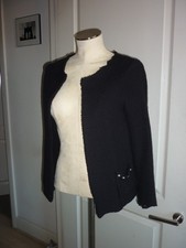 ZARA MAGLIA NERO BORCHIATO