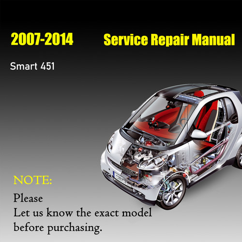 Smart fortwo 451 2007 - 451, 2007-2014
