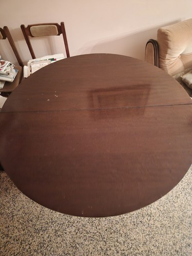 Tavolo tondo legno allungabile - tavolo,