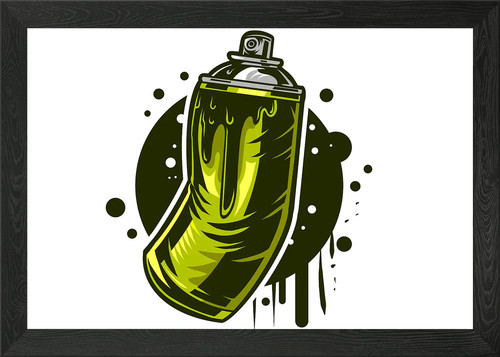 Aerosol vernice spray - , illust