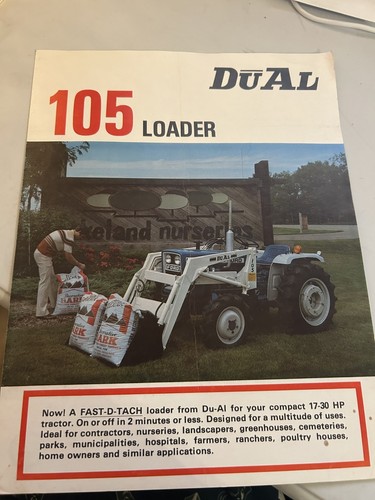 Dual 105 loader per - dual, trattore