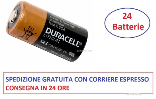 Batterie duracell cr123 - 24,