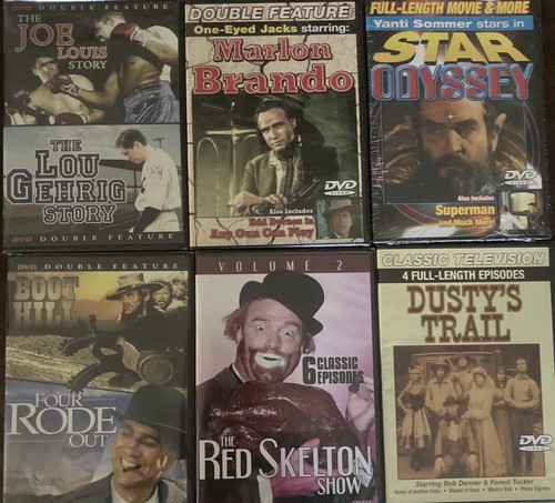New sealed dvd lot - new, 6-lot: