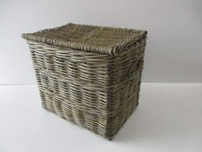 CESTO PORTABIANCHERIA BAULE VIMINI  GIUNCO   CM 43X32X42 H PELLET PORTA LEGNA