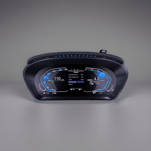 Cruscotto digitale led con - a,