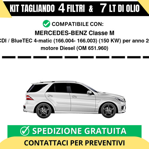 Tagliando per mercedes benz - tagliando,