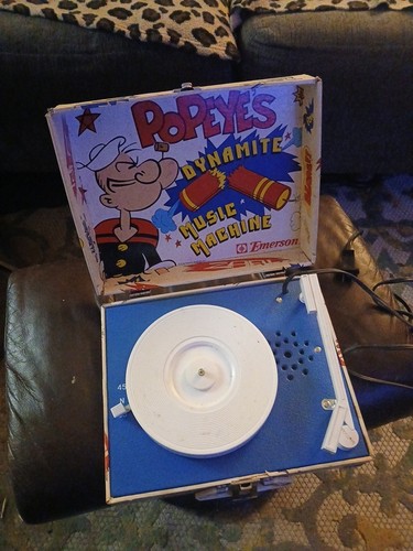 Giradischi vintage popeye - giradischi,