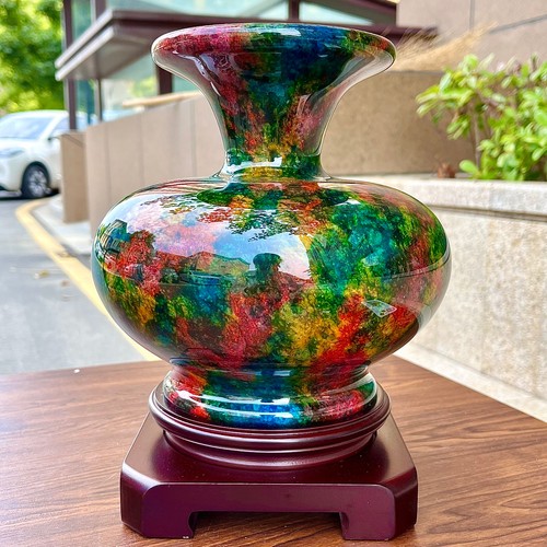 Vaso fiori giada colorato