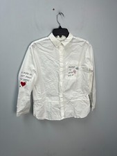 Zara White Button-up W/