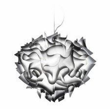 Lampada a sospensione Veli nera, misura media, firmata Slamp