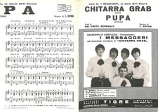 Spartito musicale di Chitarra Grab e Pupa dei MESSAGGERI - Tigre ed mus. 1966