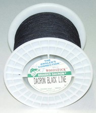 Filo Intrecciato Nero In Dacron Woodstock 300 Yd Bobina 100Lb Test